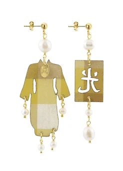 Orecchini Kimono Plexi Piccolo Oro