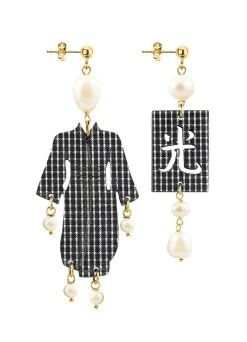 Orecchini Kimono Riga Piccolo Perla