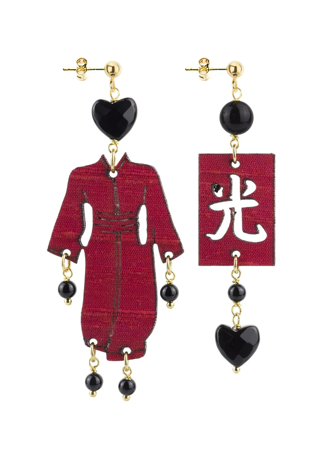 Orecchini Kimono Special Piccolo Rubino