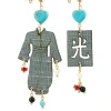 Orecchini Kimono Special Piccolo Celeste