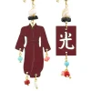 Orecchini Kimono Special Piccolo Bordeaux