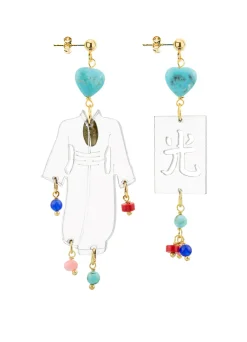 Orecchini Kimono Special Piccolo Plexi Trasparente