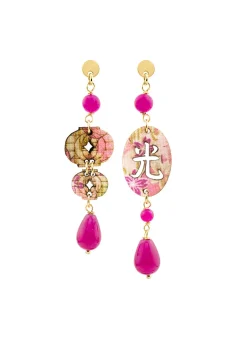 Orecchini Lanterna Mini Fucsia