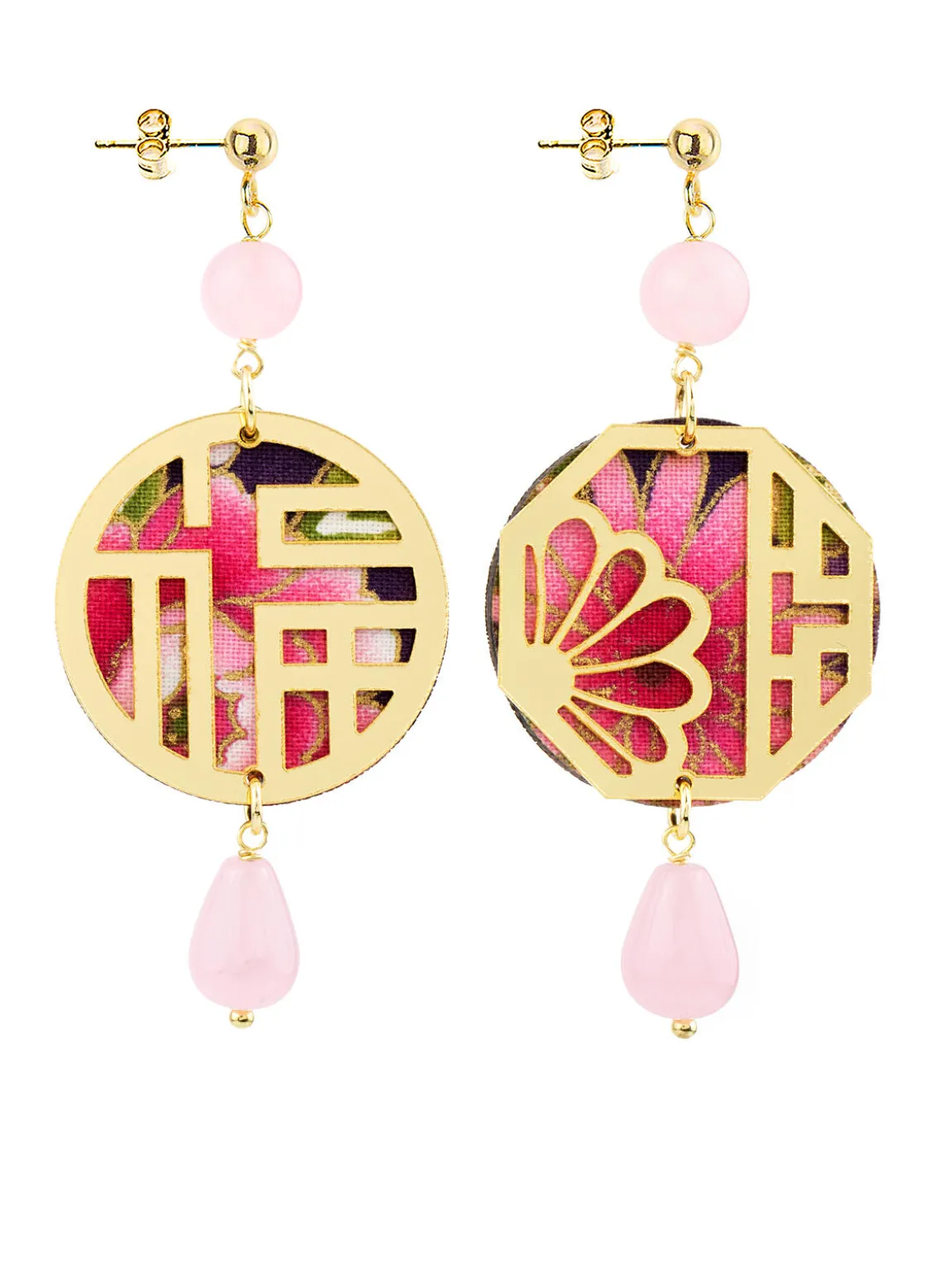 Orecchini Lu Mini Rosa