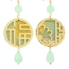 Orecchini Lu Mini Verde Giada