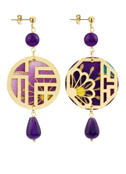 Orecchini Lu Mini Viola