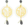 Orecchini Lu Plexi Trasparente Grigio