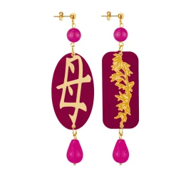 Orecchini Mamma Fucsia