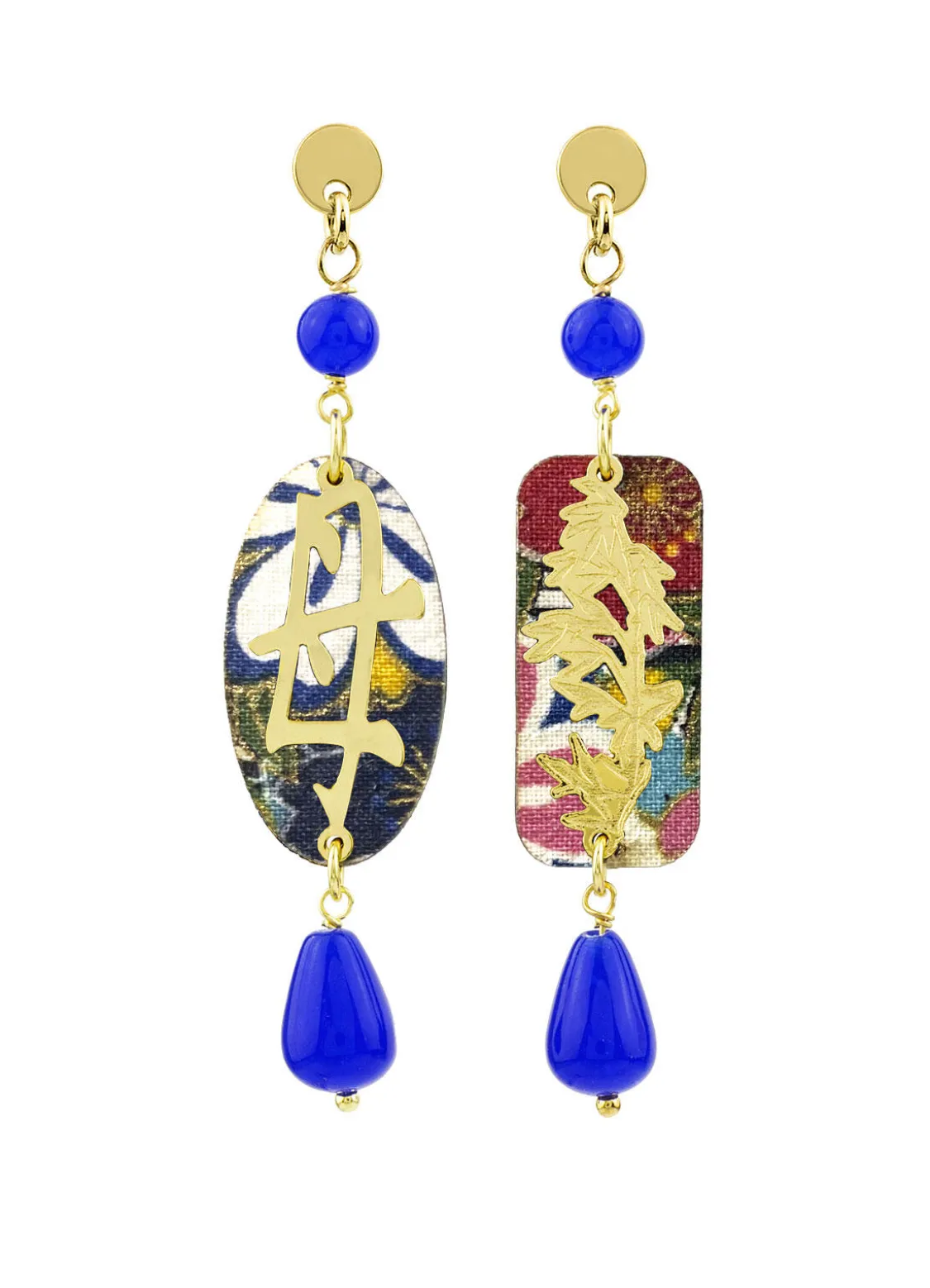 Orecchini Mamma Mini Blu