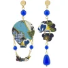 Orecchini Mongolfiera Mini Blu