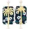 Orecchini Palma Fiori Perla