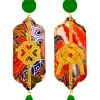 Orecchini Quadrifoglio E Nodo Verde