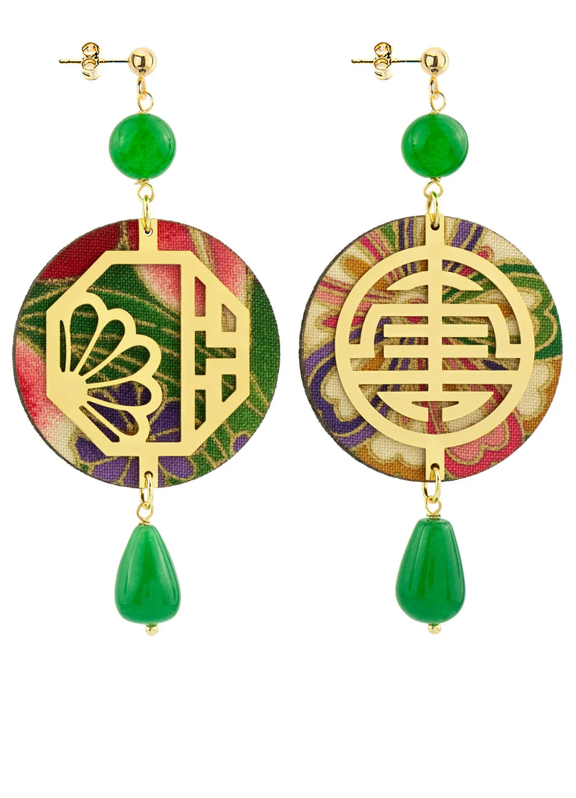 Orecchini Shou Verde