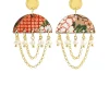 Orecchini Tan Mono Semicerchio Mini Perla