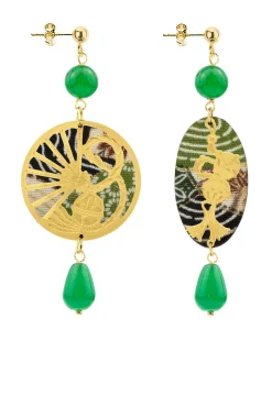 Orecchini Temari-sensu Mini Verde