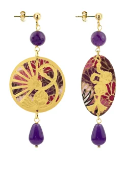 Orecchini Temari-sensu Mini Viola