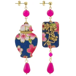 Orecchini Vaso Fucsia