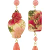 Orecchini Vaso Mini Rosa Sfumato