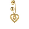 Orecchino Hoop Cuore