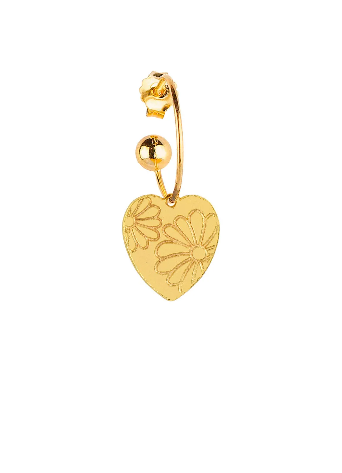 Orecchino Hoop Cuore Piccolo