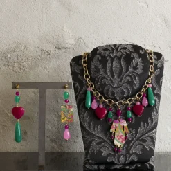 Parure Girocollo Kimono Solo Io Fucsia