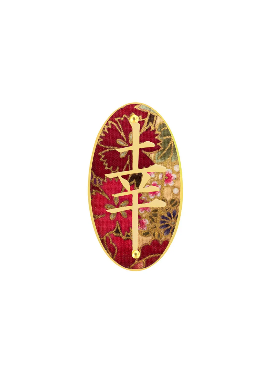 Spilla Fortuna Rubino