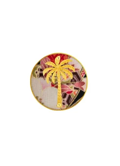 Spilla Palma Rosa