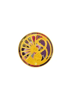 Spilla Ventaglio Viola